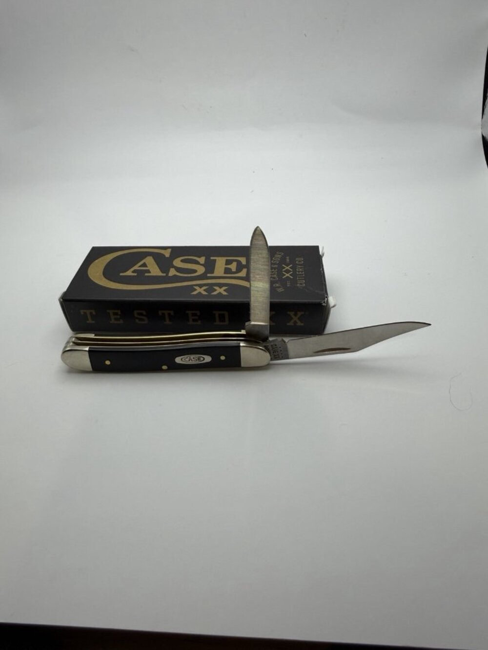 Case Knife Black Synthetic Smooth medium Jack 00220